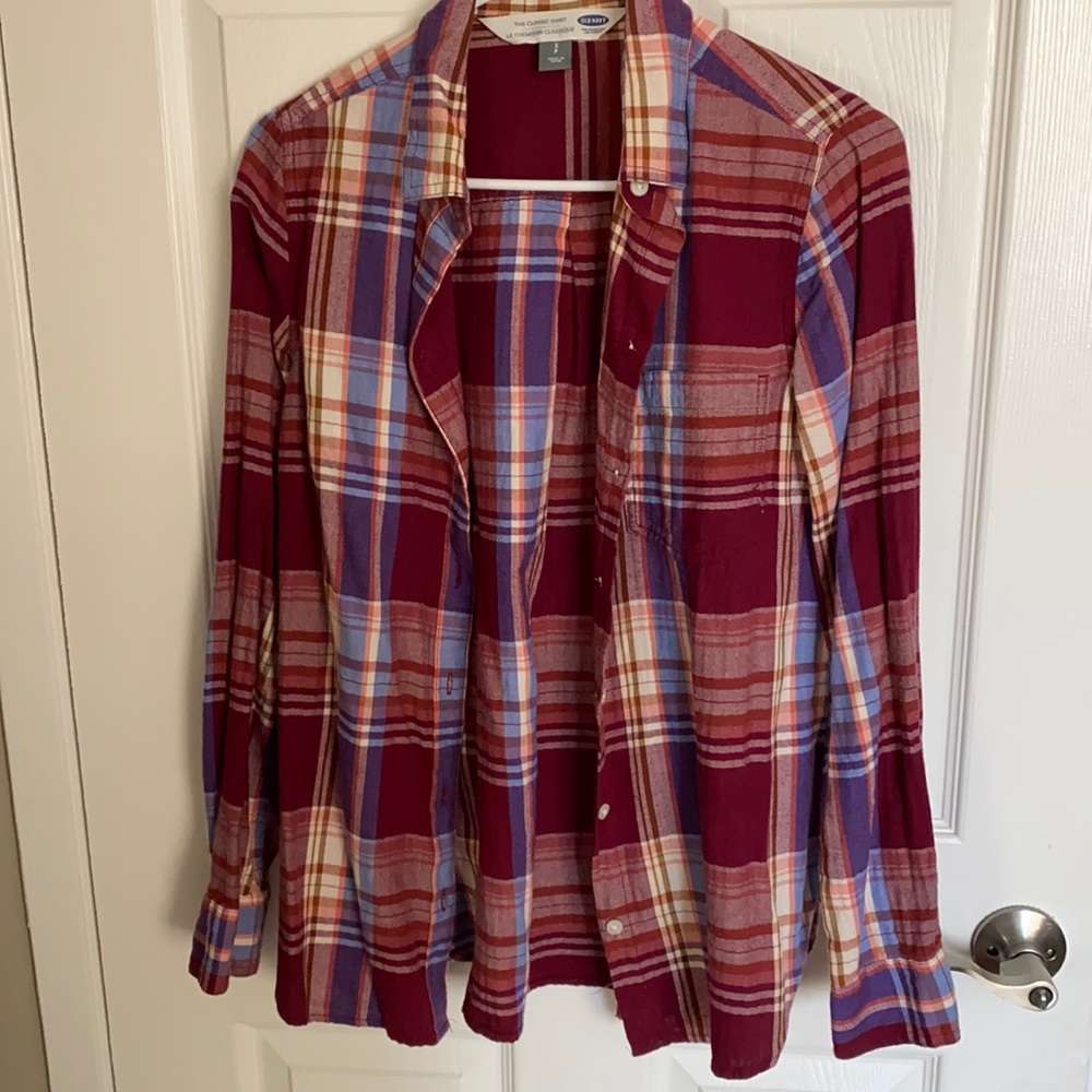 Old Navy plaid shirt